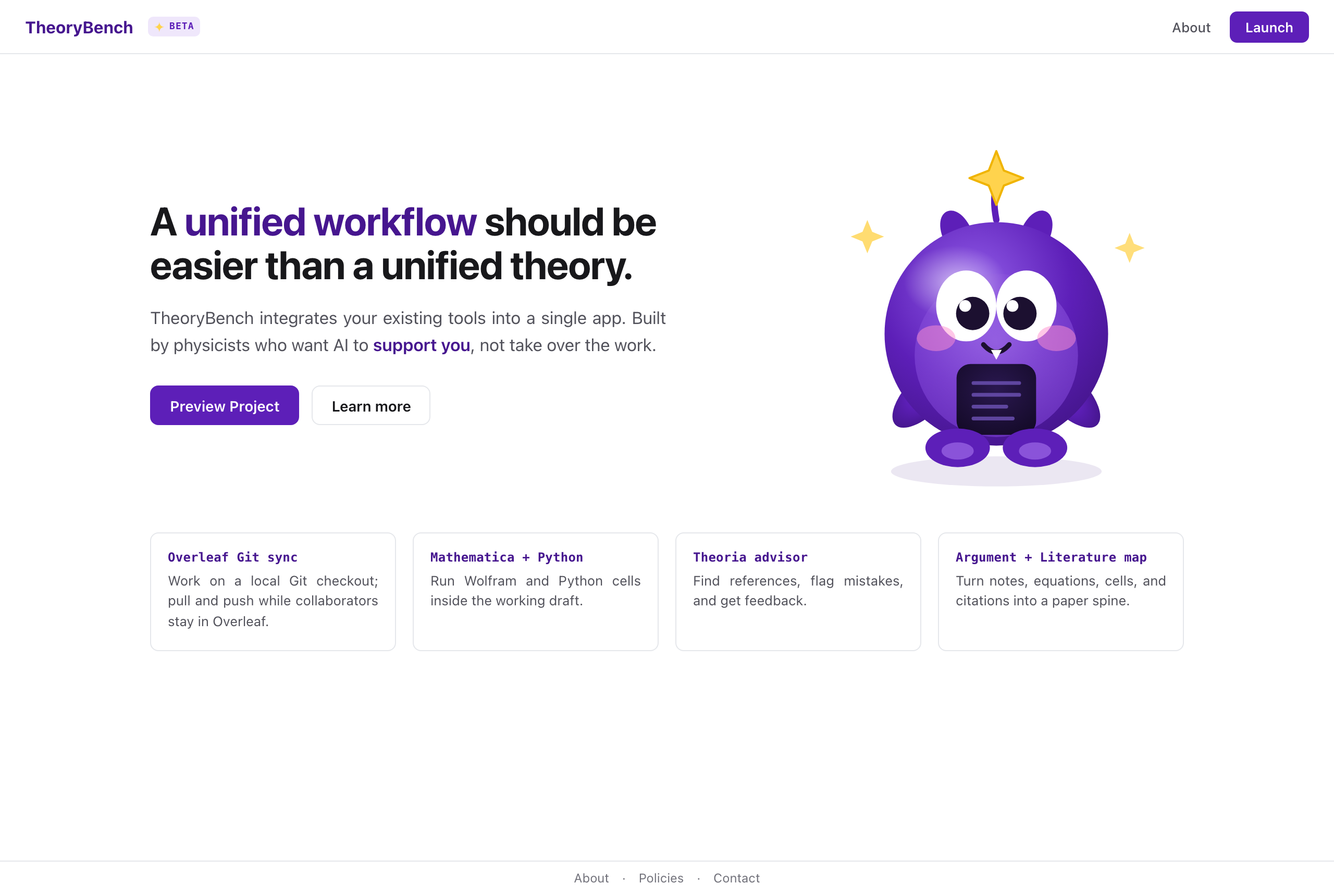 TheoryBench home page